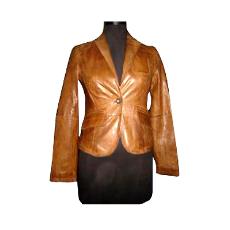 Leather Blazer For Ladies