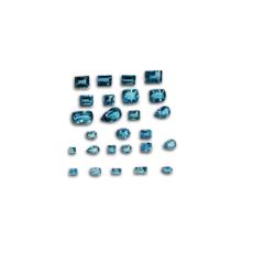 Free Size Aquamarine Cut Stones