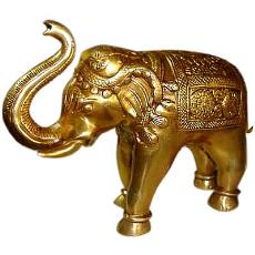 Brass Made Elephant Statue