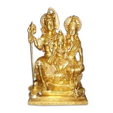 Brass Made Shiva Parvati Statue