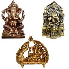 Brass Made Ganesh Statues