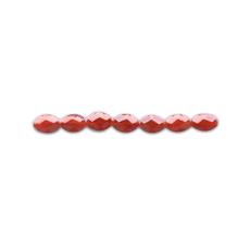 Flat/ Oval Shaped Carnelian Bead