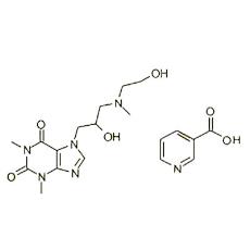 Xanthinol Nicotinate In White Crystalline Powder Form