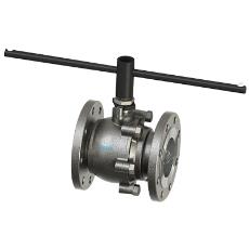 Two Piece Ball Valve With Flanged End