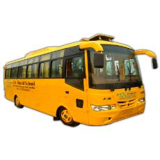 School Bus Coach With Semi-Sliding Windows