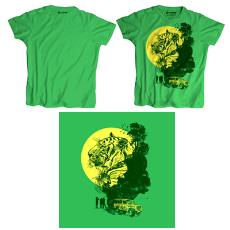 Green Coloured Light Weight T-Shirt