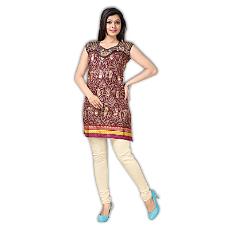 Floral Printed Cotton Kurti