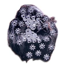 Crystal Studded Hair Pins Set