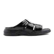 Glossy Finished Black Slipper