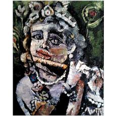 Lord Krishna Oil Painting