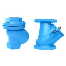 Non-Clogging Type Ball Check Valve