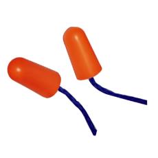 Orange Coloured Corded Earplug