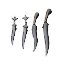 Decorative Daggers With Silver Handle