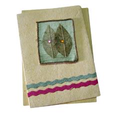 Beige Coloured Greeting Card