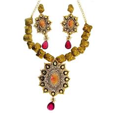 Necklace Set With Ear Rings