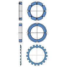 Lock Nuts With Locking Washer/ Clip