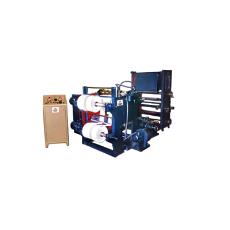 Slitting And Rewinding Machine With Rotogravure Printing Attachment