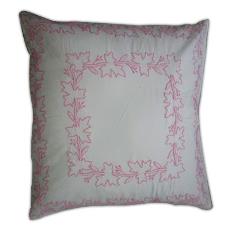 Cushion Cover With Pink Design