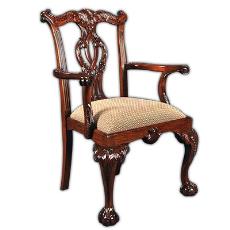 Rose Wood Made Chair With Armrest