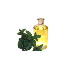 Yellow Coloured Dimentholised Peppermint Oil