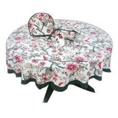 Multicolour Combined Round Table Cover