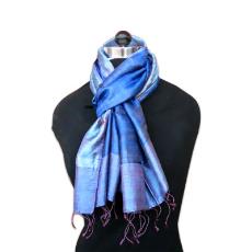 Smooth Finished Blue Coloured Scarf