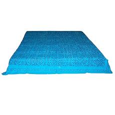 Blue Coloured Bed Cover