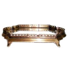 Intricately Designed Brass Tray