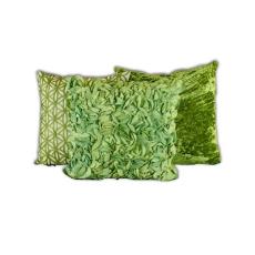 Green Coloured Square Cushion