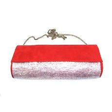 Red Coloured Designer Ladies Purse