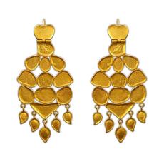 Intricately Designed Gold Earring