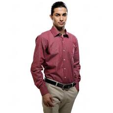 Red Coloured Slim Fit Formal Shirt