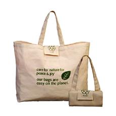 Natural Canvas Carrier Bag