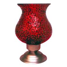 Intricately Designed Red Flower Vase