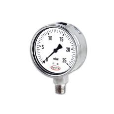 Capsule Pressure Gauges With White Dial