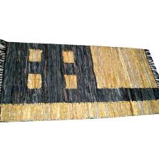 Leather Made Designer Rug