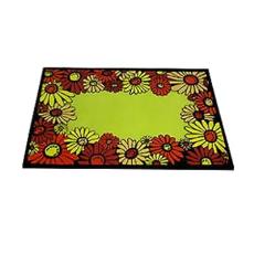 Multicoloured Floral Designed Carpet