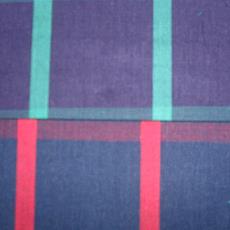 Check Designed Cotton Made Fabric