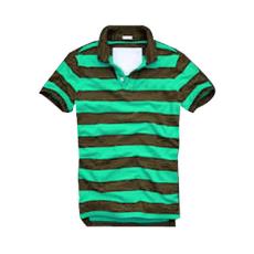 Green And Black Coloured T-Shirt