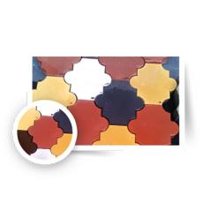 Multicolour Combined Designer Tile