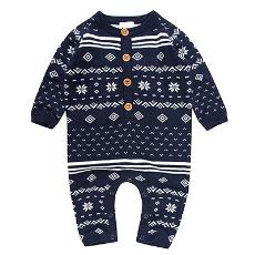 Fine Textured Baby Romper