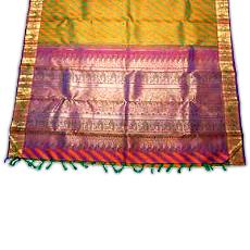 Designer Silk Brocade Saree