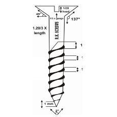 Stainless Steel Made Screw