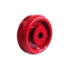 Compact Red Polymer Wheels