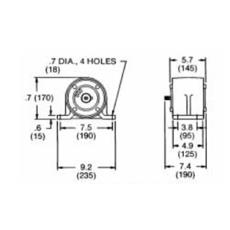 Vertically Mounted Concrete Form Vibrator