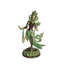 Smooth Finished Nepali Dancer Figure