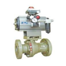 Pneumatically Operated Ball Valve