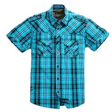 Blue Coloured Check Pattern Shirt For Boy