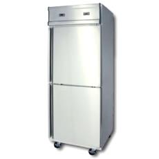 Silver Coloured Two Door Refrigerator