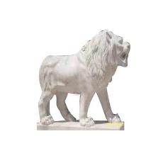 Intricately Designed Lion Statue